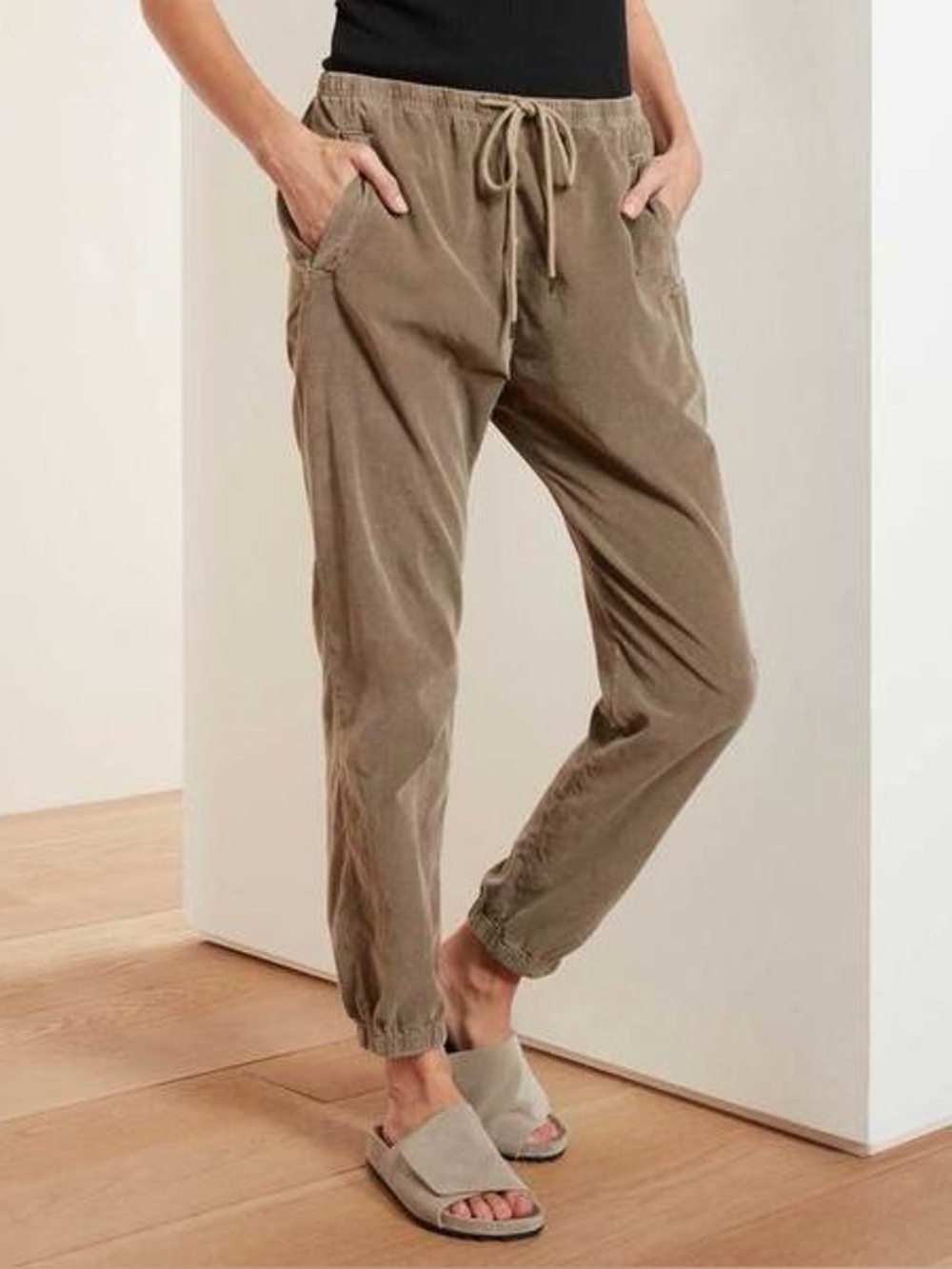 James Perse Fine Corduroy Pant in Fawn Size 0 Style WKUP1933